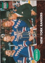 1991 Parkhurst Inserts #8 New York Rangers