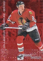 1999 BAP Millennium Ruby #55 Brad Brown