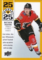 2018 Upper Deck 25 Under 25 #U25-17 Matthew Tkachuk