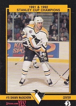 1992 Team Issue Penguins Foodland #9 Shawn McEachern