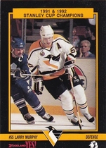 1992 Team Issue Penguins Foodland #10 Larry Murphy