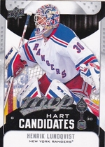 2009 Upper Deck MVP Hart Candidates #HC7 Henrik Lundqvist