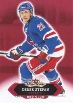 2016 Fleer Showcase Red Glow #40 Derek Stepan
