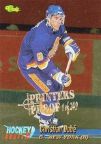1995 Classic Printer's Proofs Gold #34 Christian Dube
