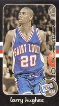 1998 Press Pass Double Threat Retros #R7 Larry Hughes