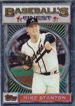 1993 Finest Base Set #176 Mike Stanton