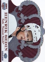 2001 Pacific Crown Royale Calder Collection All-Star Game Silver #C8 Henrik Sedin