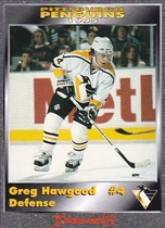 1994 Team Issue Pittsburgh Penguins Foodland #2 Greg Hawgood