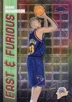 2001 Topps Chrome Fast and Furious #FF14 Jason Richardson