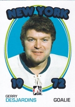 2009 ITG 1972 The Year In Hockey Blank Backs #27 Gerry Desjardins