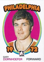 2009 ITG 1972 The Year In Hockey Blank Backs #73 Gary Dornhoefer
