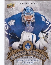 2010 Upper Deck Ambassadors of the Game Series 2 #AG39 Jean-Sebastien Giguere