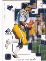 1999 SP Signature #159 Kellen Winslow