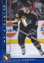 2001 BAP Memorabilia Sapphire #497 Ville Nieminen