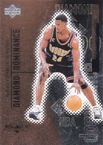 1998 Upper Deck Black Diamond Diamond Dominance #D7 Antonio McDyess