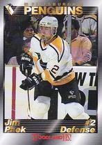 1993 Team Issue Penguins Foodland #9 Jim Paek