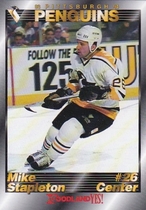 1993 Team Issue Penguins Foodland #21 Mike Stapleton