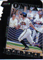 2000 Stadium Club Onyx Extreme Die Cuts #OE10 Andruw Jones