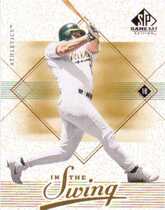 2001 SP Game Bat Edition In the Swing #IS15 Jason Giambi