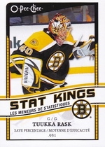 2010 Upper Deck O-Pee-Chee OPC Stat Kings #SK18 Tuukka Rask