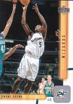 2001 Upper Deck Base Set #398 Kwame Brown