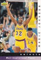 1992 Upper Deck Jerry West Select #JW7 Magic Johnson