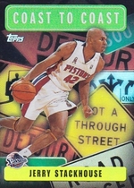 2002 Topps Coast to Coast #CC16 Jerry Stackhouse