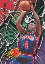 1994 Fleer Sharpshooters #2 Joe Dumars