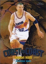 1998 Topps Chrome Coast 2 Coast #CC5 Jason Kidd