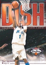 2002 Fleer Box Score Dish & Swish #5 Tracy McGrady