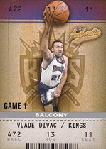 2002 Fleer Authentix Balcony #77 Vlade Divac