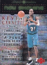 1999 Upper Deck Now Showing #16 Kevin Garnett