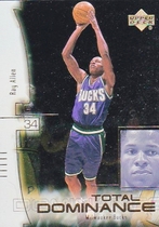 2000 Upper Deck Total Dominance #TD13 Ray Allen