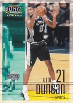 2001 Upper Deck Playmakers #84 Tim Duncan