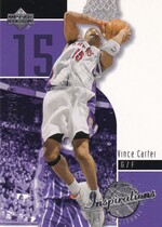 2002 Upper Deck Inspirations #82 Vince Carter