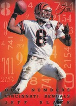 1995 Flair Hot Numbers #1 Jeff Blake