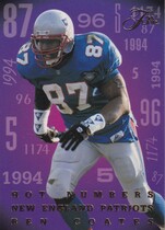 1995 Flair Hot Numbers #4 Ben Coates