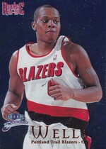 1998 Fleer Brilliants Blue #111B Bonzi Wells