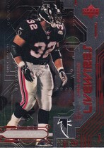 1999 Upper Deck Live Wires #L2 Jamal Anderson