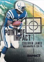 2000 SkyBox Impact Point of Impact #2PI Edgerrin James