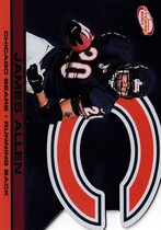 2001 Pacific Prism Atomic Red #25 James Allen