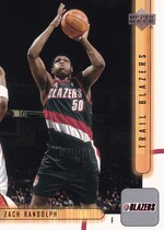 2001 Upper Deck Base Set #364 Zach Randolph