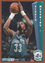 1992 Fleer Base Set #311 Alonzo Mourning