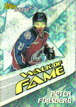 2000 Topps Stars Walk Of Fame #4 Peter Forsberg
