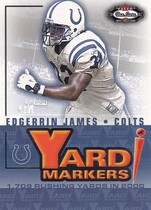 2002 Fleer Box Score Yard Markers #5YM Edgerrin James