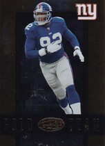 2002 Leaf Certified Gold Team #GT19 Michael Strahan