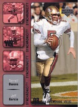 2002 Upper Deck Synchronicity #SY-14 Jeff Garcia|Terrell Owens