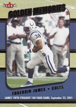 2002 Fleer Tradition Golden Memories #13 Edgerrin James