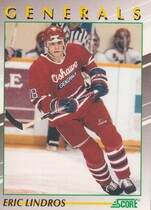 1991 Score Young Superstars #30 Eric Lindros