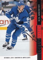 2020 Upper Deck Debut Dates #DD-11 Ilya Mikheyev